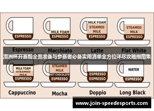 澳洲杯开赛前全面准备与参赛者必备实用清单全方位详尽攻略指南集 澳洲杯开赛前全面准备与参赛者必备实用清单全方位详尽攻略指南集